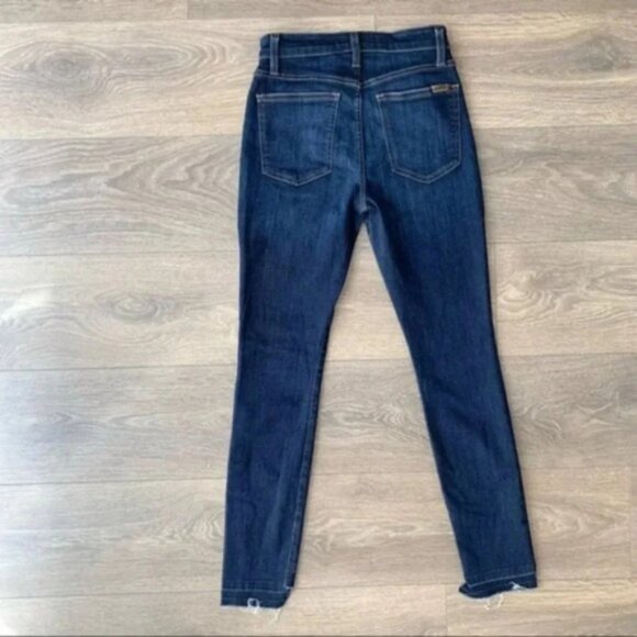 Anthropologie Joe’s Jeans Women’s Skinny Jeans Flawless Charlie High Waist Dark - Picture 10 of 16